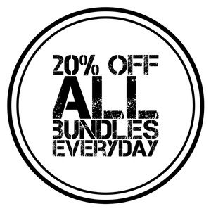 20% off all bundles everyday.